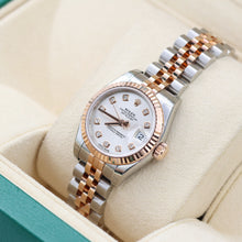 Charger l&#39;image dans la galerie, Rolex Lady Datejust ref. 179171 Silver Diamonds - Full set
