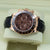 Rolex Daytona ref. 116515 Chocolate Arabic dial Rubber-B strap - Full Set