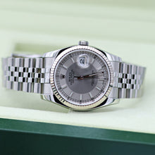 Cargar imagen en el visor de la galería, Rolex Datejust ref. 116234 Tuxedo (Silver/Grey) Dial - Jubilee - Full Set
