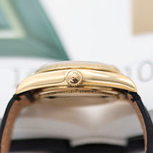 Załaduj obraz do przeglądarki galerii, Rolex Day-Date ref. 18038 Creamy Roman Dial - Leather strap
