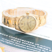Load image into Gallery viewer, ON SALE: Rolex Datejust ref. 6827- 31mm - Champagne Dial Oyster Bracelet
