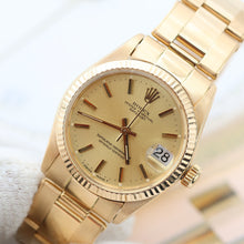 Load image into Gallery viewer, ON SALE: Rolex Datejust ref. 6827- 31mm - Champagne Dial Oyster Bracelet
