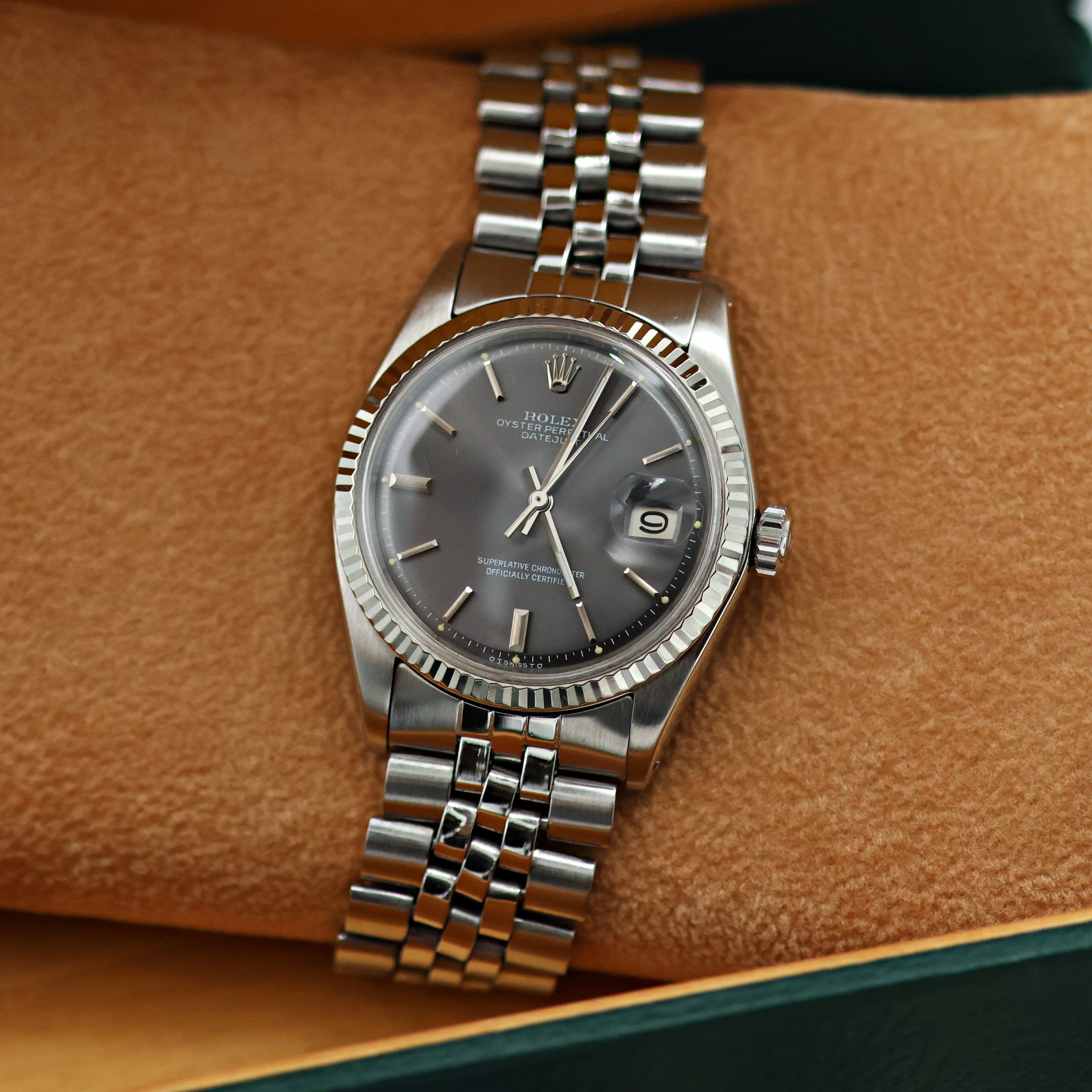 Rolex Datejust Ref. 1601 - Graues Zifferblatt - Jubilee-Armband