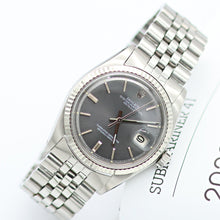 Bild in Galerie-Viewer laden, Rolex Datejust Ref. 1601 - Graues Zifferblatt - Jubilee-Armband

