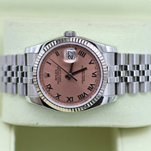 Bild in Galerie-Viewer laden, Rolex Datejust Ref. 116234 Lachs Römisches Zifferblatt - Jubiläum - Voller Satz

