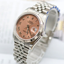 Bild in Galerie-Viewer laden, Rolex Datejust Ref. 116234 Lachs Römisches Zifferblatt - Jubiläum - Voller Satz
