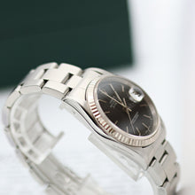 Carica l'immagine nel visualizzatore di Gallery, ON SALE: Rolex Datejust 36 ref. 16234 Black (Circle) Dial - Oyster Bracelet
