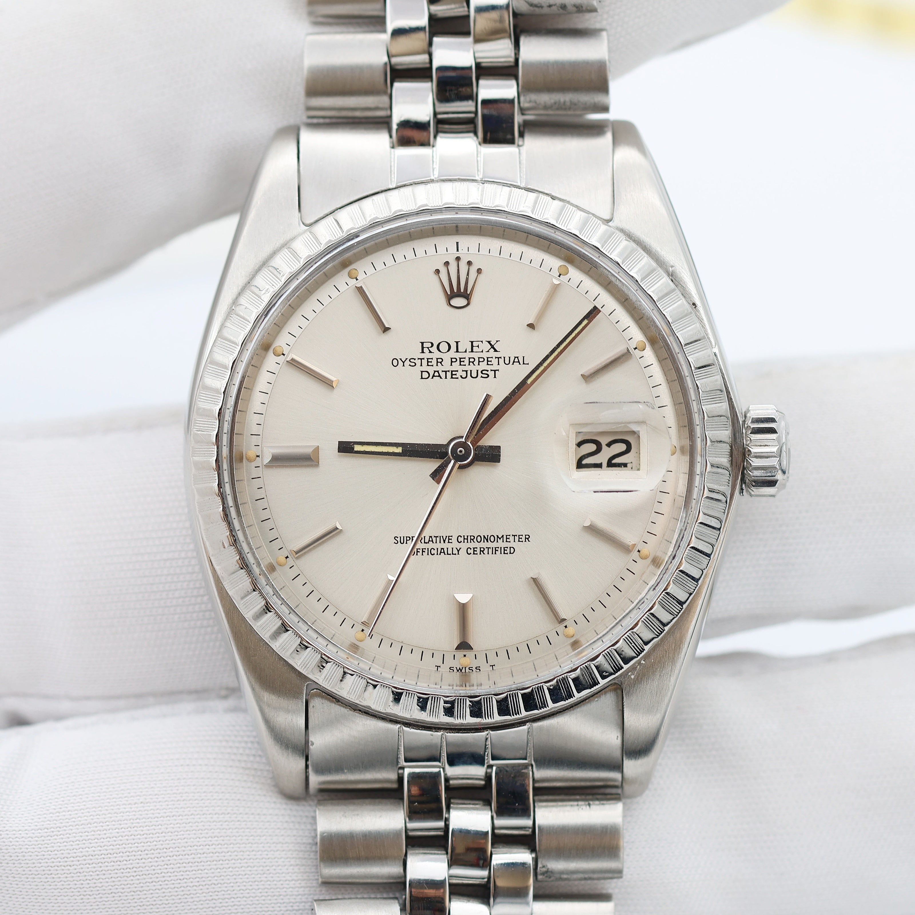 Rolex Datejust 36 ref. 1603 - Silver Dial (V I) - Jubilee bracelet