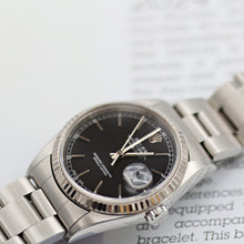 Carica l'immagine nel visualizzatore di Gallery, ON SALE: Rolex Datejust 36 ref. 16234 Black (Circle) Dial - Oyster Bracelet

