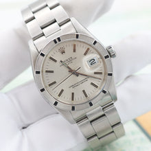 Bild in Galerie-Viewer laden, Rolex Oyster Perpetual Datum Ref. 1501 34 mm - Silber -Zifferblatt - Austernarmband
