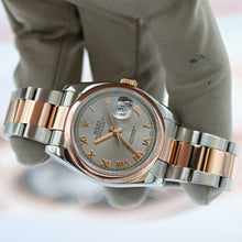 Załaduj obraz do przeglądarki galerii, Rolex Datejust ref. 116201 Grey Roman Dial Oyster bracelet
