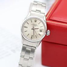 Cargar imagen en el visor de la galería, Rolex Oyster Perpetual Lady Datejust ref. 6516 Silver Dial - Full Set
