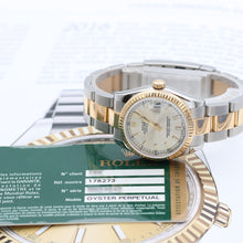Load image into Gallery viewer, Rolex Lady-Datejust 31mm ref. 178273 Silver Dial Oyster bracelet - Full Set
