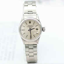 Cargar imagen en el visor de la galería, Rolex Oyster Perpetual Lady Datejust ref. 6516 Silver Dial - Full Set
