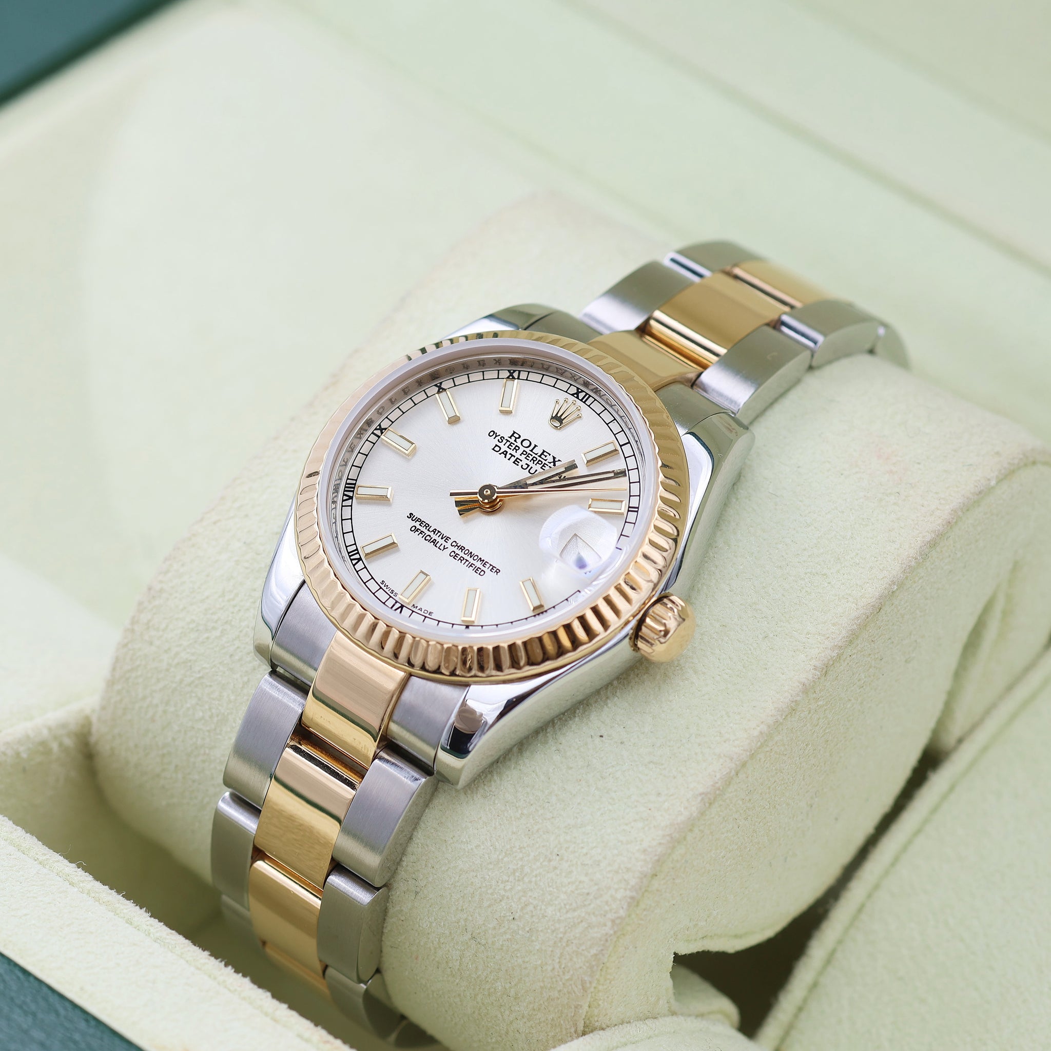 Buy Watch Rolex Datejust Mid-size ref. 178273 - Oyster - Silver