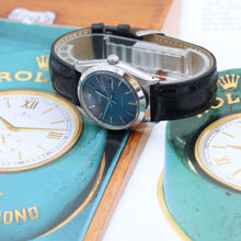 Load image into Gallery viewer, Rolex Precision Date ref. 6694 Blue Dial - Leather Strap
