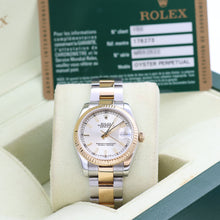 Load image into Gallery viewer, Rolex Lady-Datejust 31mm ref. 178273 Silver Dial Oyster bracelet - Full Set
