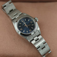 Charger l'image dans la galerie, Rolex Oyster Perpetual ref. 67180 - Blue 3-6-9 Dial - Oyster Bracelet - Full Set
