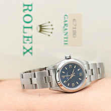 Charger l'image dans la galerie, Rolex Oyster Perpetual ref. 67180 - Blue 3-6-9 Dial - Oyster Bracelet - Full Set
