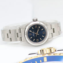 Charger l'image dans la galerie, Rolex Oyster Perpetual ref. 67180 - Blue 3-6-9 Dial - Oyster Bracelet - Full Set
