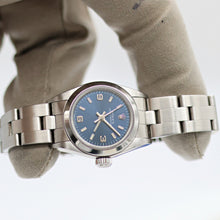 Charger l'image dans la galerie, Rolex Oyster Perpetual ref. 67180 - Blue 3-6-9 Dial - Oyster Bracelet - Full Set
