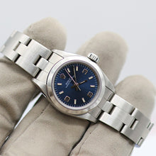 Charger l'image dans la galerie, Rolex Oyster Perpetual ref. 67180 - Blue 3-6-9 Dial - Oyster Bracelet - Full Set
