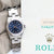 Rolex Oyster Perpetual ref. 67180 - Blue 3-6-9 Dial - Oyster Bracelet - Full Set
