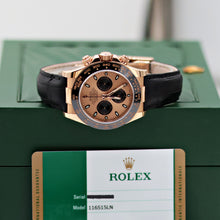 Load image into Gallery viewer, Rolex Daytona ref. 116515 Sundust Dial - Rubber-B strap - Full Set

