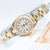 Rolex Datejust Lady Ref. 69173 Stahl/Gold - weiße kleine römische Indizes Zifferblatt - Austernarmband