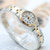 Rolex Datejust Lady Ref. 69173 Stahl/Gold - weiße kleine römische Indizes Zifferblatt - Austernarmband