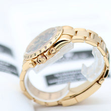 Carica l'immagine nel visualizzatore di Gallery, Rolex Daytona ref. 116528 - 18K Yellow Gold Blue Racing dial - Full Set
