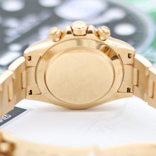 Carica l'immagine nel visualizzatore di Gallery, Rolex Daytona ref. 116528 - 18K Yellow Gold Blue Racing dial - Full Set
