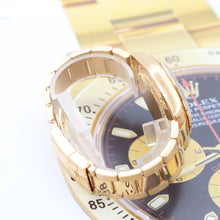 Cargar imagen en el visor de la galería, Rolex Daytona ref. 116528 - 18K Yellow Gold Champagne dial with black subdials - Full Set
