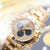 Rolex Daytona ref. 116528 - 18K Yellow Gold Champagne dial with black subdials - Full Set