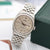 Rolex Datejust ref. 1601 - White Gold Bezel - Silver Linen Dial - Full Set