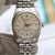 Rolex Datejust ref. 1601 - White Gold Bezel - Silver Linen Dial - Full Set