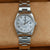 Rolex Datejust ref. 16220 Grey Roman Dial Oyster Bracelet - Full Set