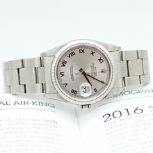 Carica l'immagine nel visualizzatore di Gallery, Rolex Datejust ref. 16220 Grey Roman Dial Oyster Bracelet - Full Set
