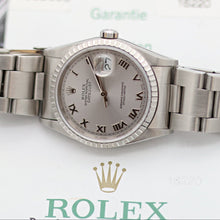 Carica l'immagine nel visualizzatore di Gallery, Rolex Datejust ref. 16220 Grey Roman Dial Oyster Bracelet - Full Set
