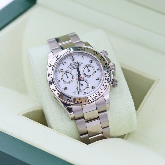Rolex Daytona ref. 116509 - White Arabic Dial - Full Set