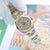Rolex Datejust Lady ref. 69163 Steel/Gold - Oyster Bracelet - Silver with Golden Index Dial