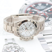 Załaduj obraz do przeglądarki galerii, Rolex Daytona ref. 116509 - White Arabic Dial - Full Set
