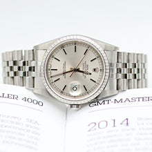 Load image into Gallery viewer, Rolex Datejust 36 ref. 16220 Silver Dial (Circle hours dial) - Jubilee - Full Set
