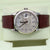 Rolex Day-Date ref. 118239 Silver Diamond Dial Leather Strap -Full set
