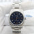 Rolex Oyster Perpetual Airking ref. 114200 Dial Blue 3-6-9 - Full Set