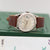Rolex Day-Date ref. 118239 Silver Diamond Dial Leather Strap -Full set