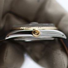Load image into Gallery viewer, Rolex Datejust ref. 16013 Blue Roman Dial - Leather Strap - Full set
