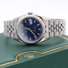 Load image into Gallery viewer, Rolex Datejust ref. 116234 Blue Soleil Circle Hours Dial - Jubilee - Full Set
