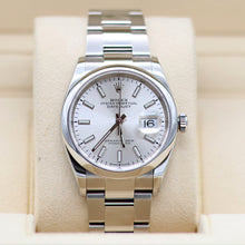 Załaduj obraz do przeglądarki galerii, Rolex Datejust 36 126200 Silver Dial Oyster bracelet
