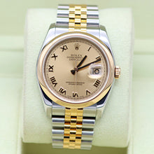 Load image into Gallery viewer, Rolex Datejust ref. 116203 Champagne Roman Dial Jubilee - Full Set

